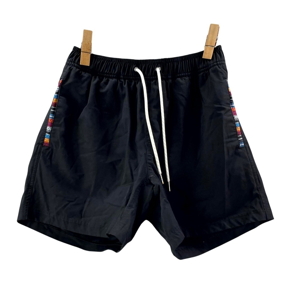 Wowie Flow 2.0 Athletic Shorts Mens Small Black Stretch Aztec Running Gym Wear
